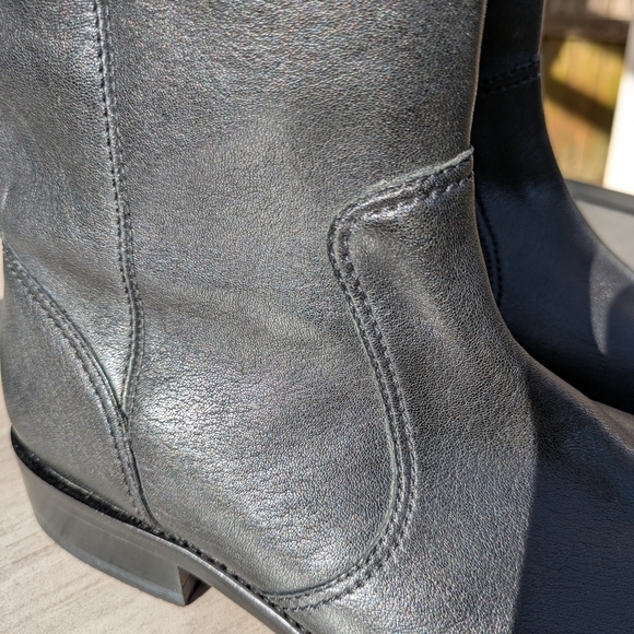 Cole Haan Mens Nike Air Black Mid-Calf Boots 8